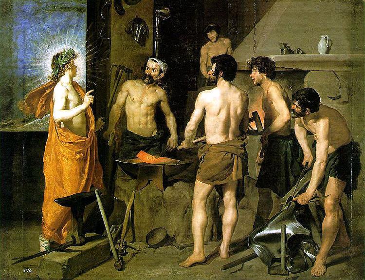 Diego Velazquez The Forge of Vulcan Sweden oil painting art